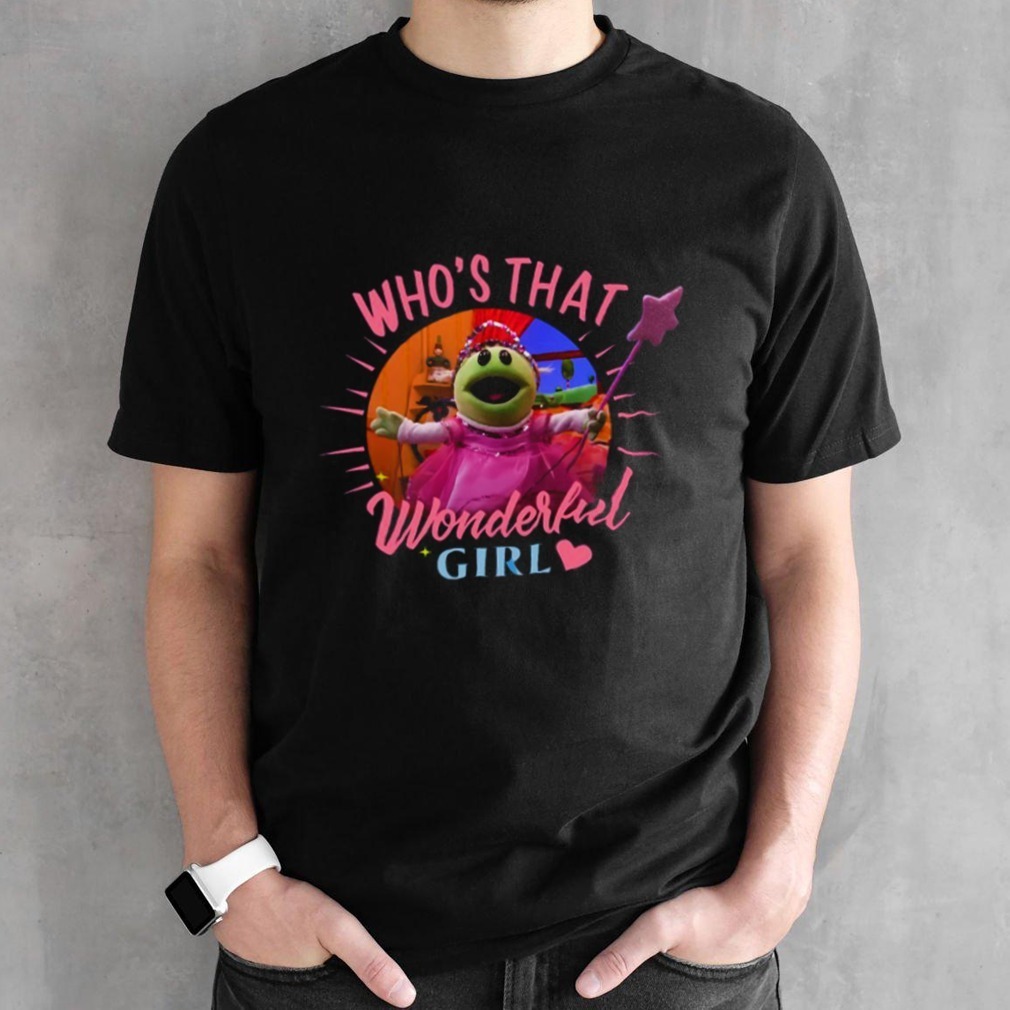 Nanalan Whos That Wonderful Girl Kids Show Monster Fun Shirt